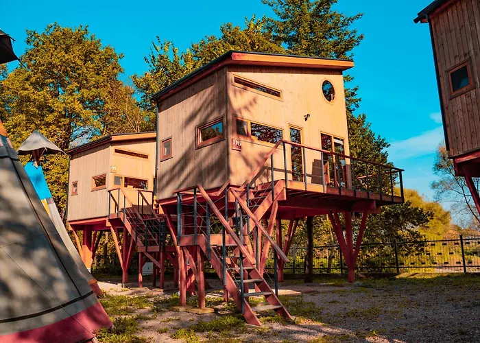 Wśród Drzew River Park Sauna Ośrodek wypoczynkowy Zator